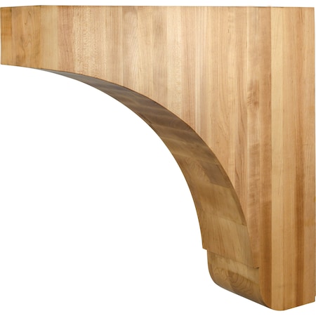 Hardware Resources 5" Wx18"Dx18"H Hard Maple Minimalist Corbel COR32-3HMP